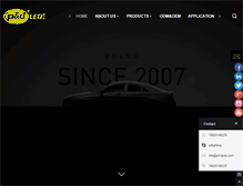 Tablet Screenshot of pd-lamp.com